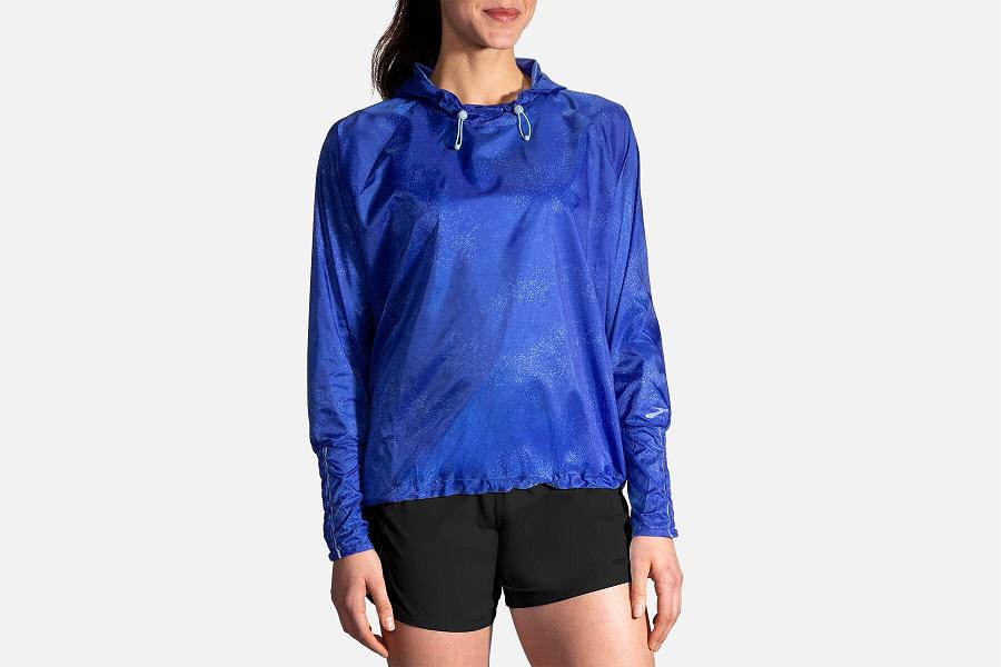 Brooks LSD Women Apparel & Running Pullover Blue TSV736591